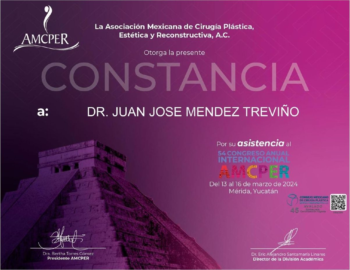 Constancia: 54 Congreso Anual Internacional